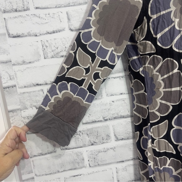 Boden Shift/Tunic Jersey Stretch Floral Dress 10 - Picture 4 of 8